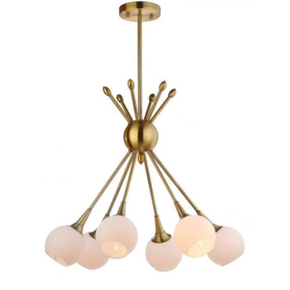 JUSTINE 6 LIGHT 22-INCH DIA ADJUSTABLE PENDANT