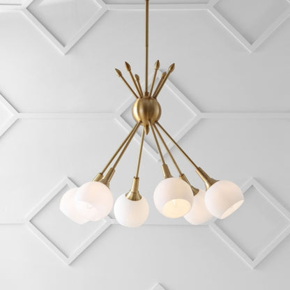 JUSTINE 6 LIGHT 22-INCH DIA ADJUSTABLE PENDANT