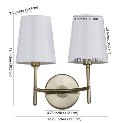 BARRETT TWO LIGHT WALL SCONCE