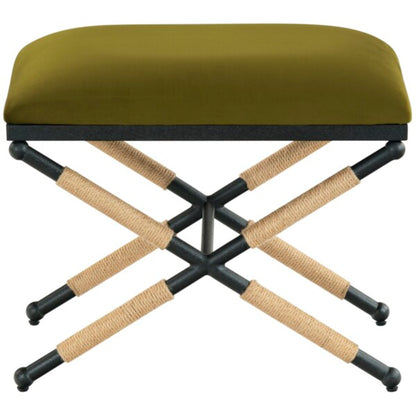 Carmelo Hemp Wrapped Ottoman