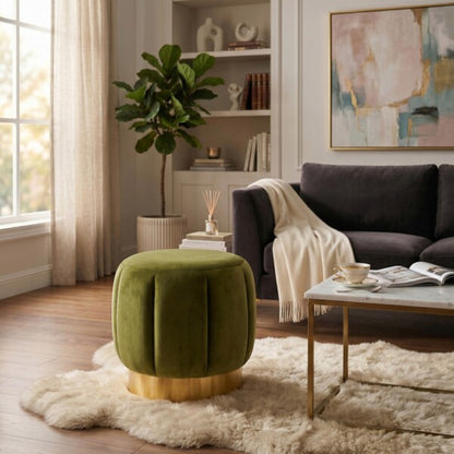 Maxine Channel Tufted Ottoman