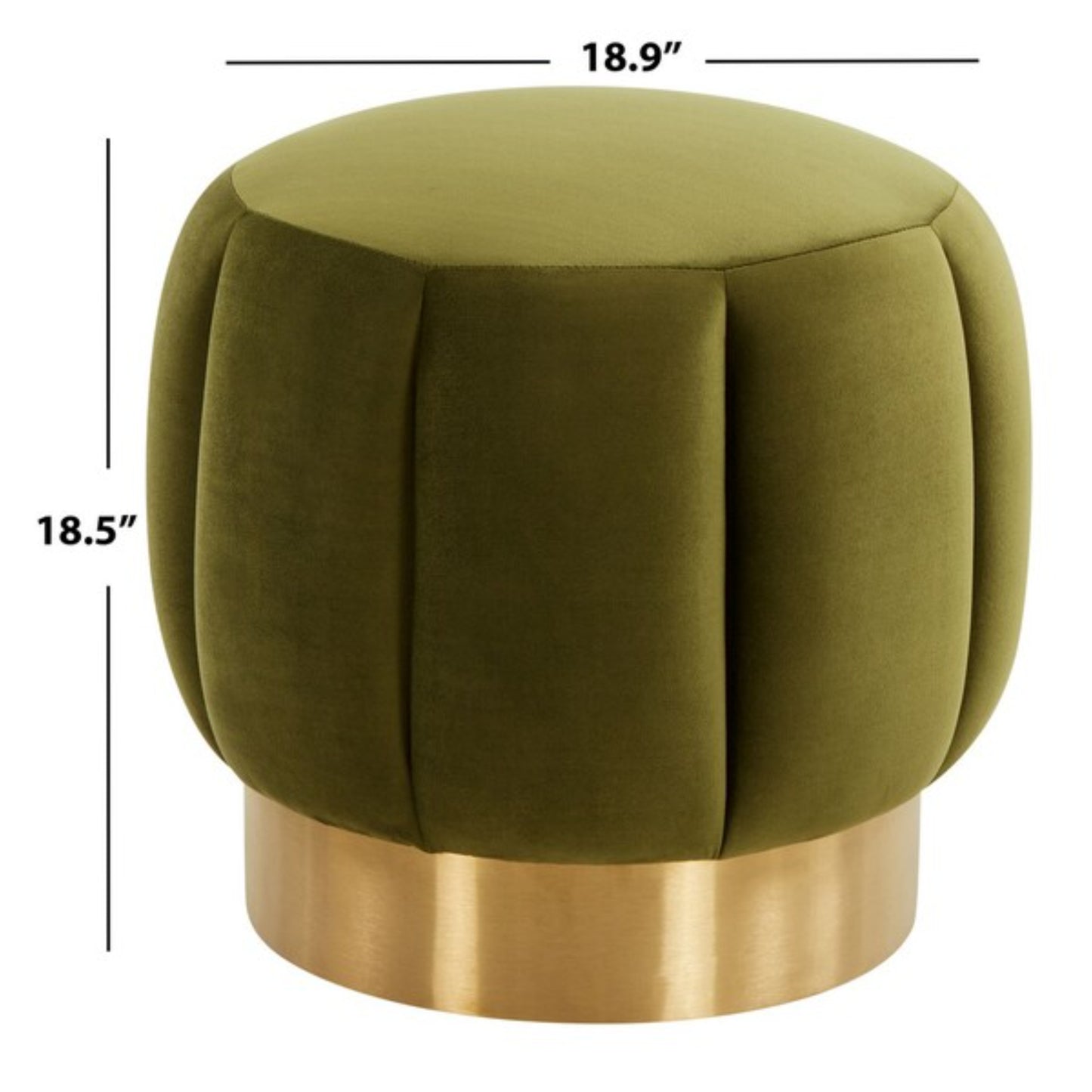 Maxine Channel Tufted Ottoman