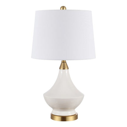 SET of 2 MARLOWE GLASS TABLE LAMP