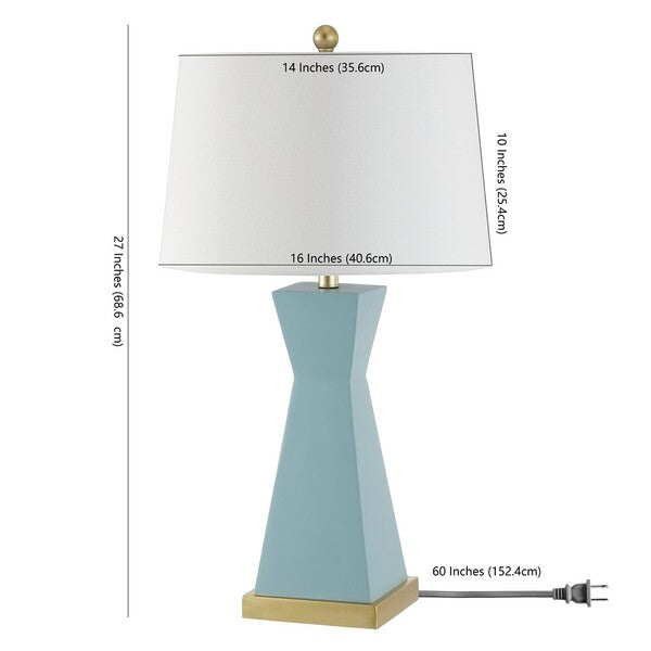 SET OF 2 ONDER RESIN TABLE LAMP