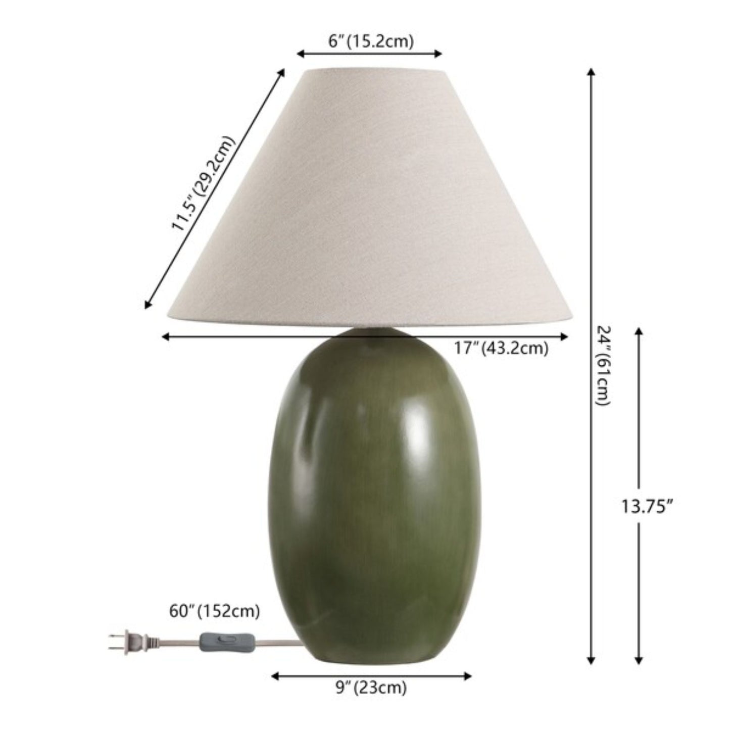 JOSI 24" TABLE LAMP